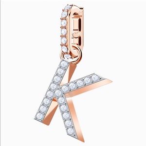 Swarovski letter K charms